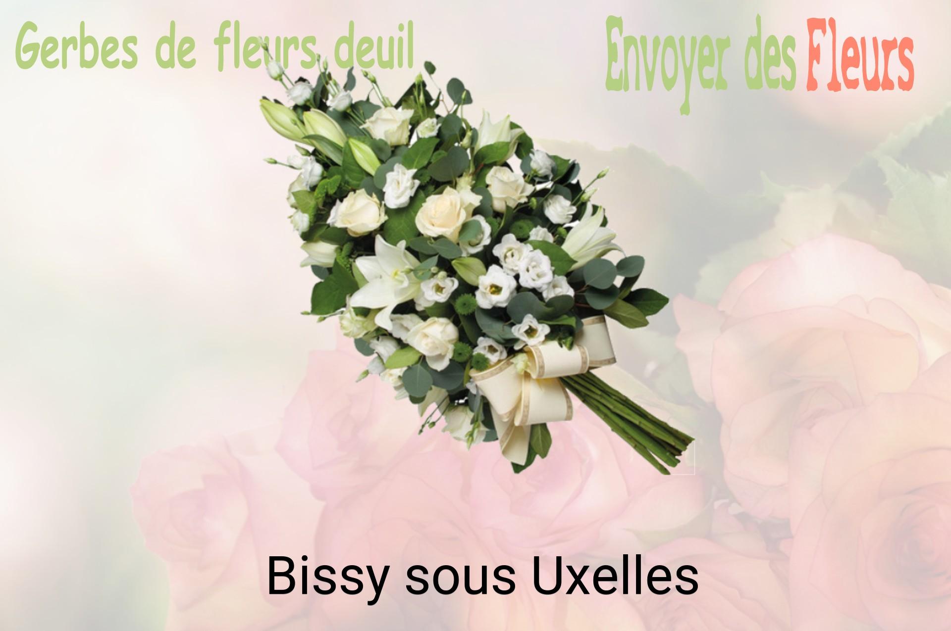 Gerbe de fleurs de deuil livrée à Bissy-sous-Uxelles